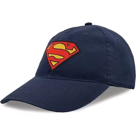 Бейсболка Warner Bros. Batman и Superman, темно-синяя