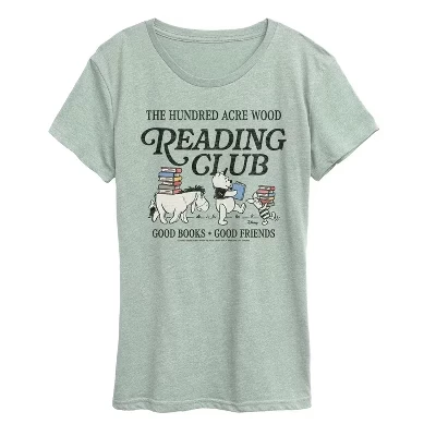 Женская футболка Reading Club с коротким рукавом и рисунком heather sea foam