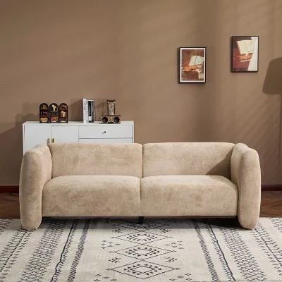 Thodore Elegance 83-дюймовый волнообразный 3-местный диван nomad