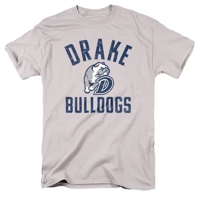 Мужская футболка NCAA Drake с логотипом Bulldogs, серебристая