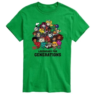 Мужская футболка Mattel Legendary For Generations, зеленая