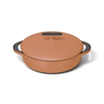 Чугунная жаровня Caraway Home 3,3 л, терракотовая