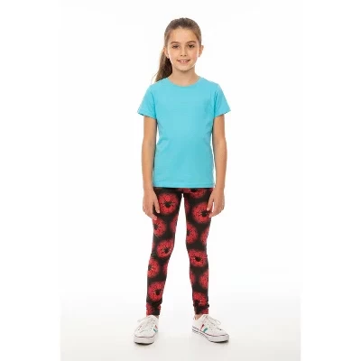 Детские леггинсы Only Leggings Black Widow, белые