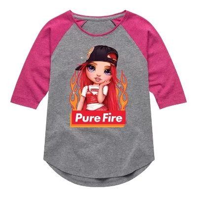 Футболка с графическим принтом Pure Fire Shirt Tail Raglan цвета вереск/фуксия