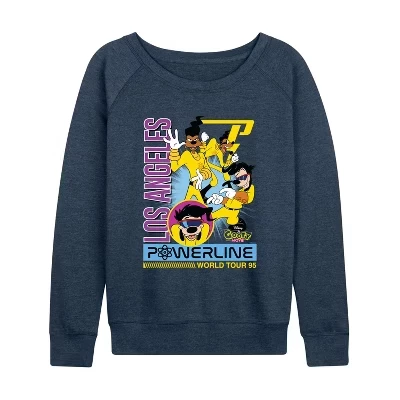 Женский лонгслив A Goofy Movie Los Angeles, индиго