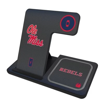 15-Ваттная зарядная станция 3 в 1 для университетов NCAA SEC, Миссисипи, ole miss rebels