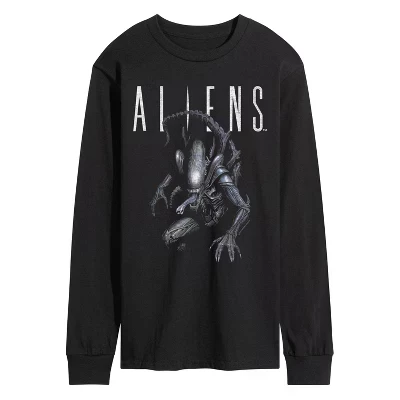 Мужской лонгслив Aliens «Ксеноморф», чёрный