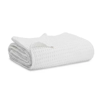 Детский вафельный плед Comfy Cubs 102×102 см, белый