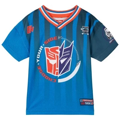 Детская спортивная майка Transformers Optimus Prime, синяя