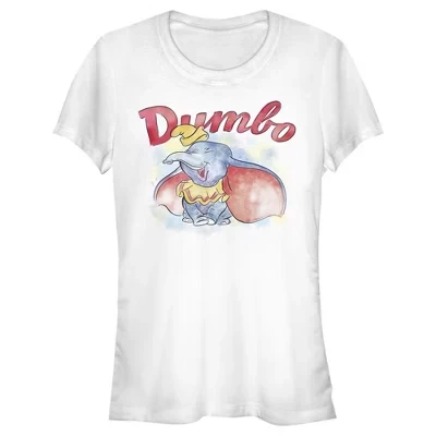 Женская акварельная футболка Junior's, белая