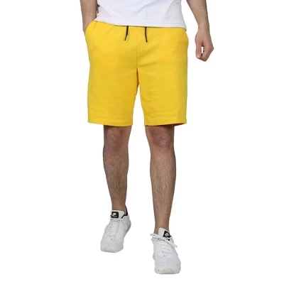 Мужские шорты Tech Fleece Performance Shorts с термосвариваемым карманом на молнии золотистого цвета