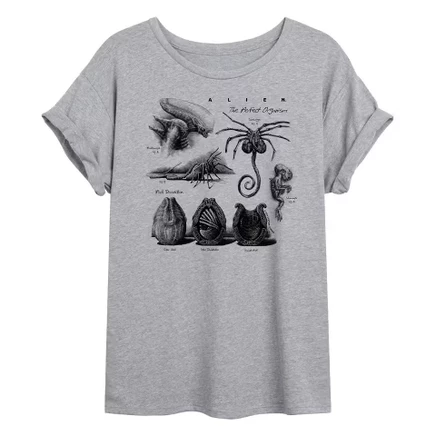 Женская футболка с объемным рисунком heather grey для женщин с рисунком heather grey