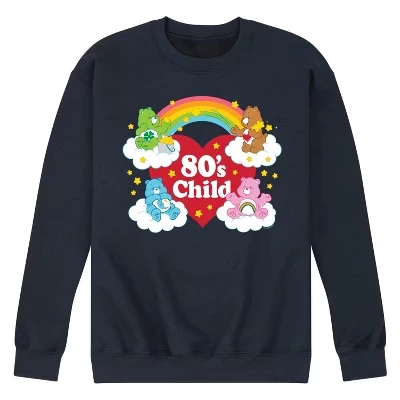 Мужская флисовая толстовка Crew Fleece Sweatshirt с графическим рисунком для детей 80-х годов.