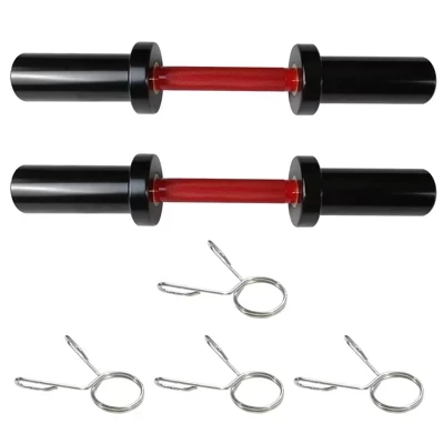 Грифы для гантелей Fulvari, 2×40 см, 45 кг, черные