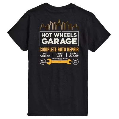 Мужская футболка с коротким рукавом Complete Auto Repair Garage с графическим рисунком черного цвета