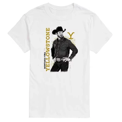 Мужская футболка Yellowstone Ryan, белая