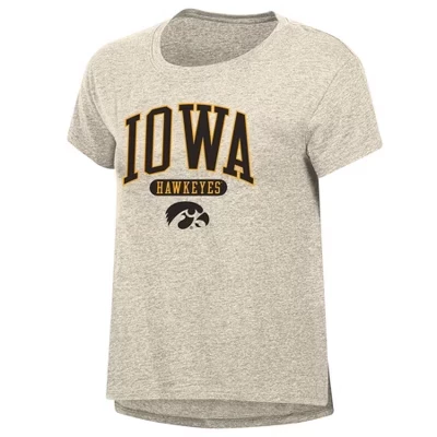 Женская футболка Iowa Hawkeyes Oatmeal