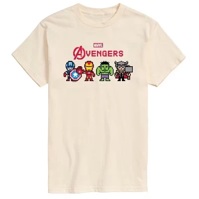 Мужская футболка Marvel Avengers 8 Bit, кремовая