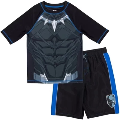 Пуловер Реглан Rash Guard UPF 50 + Плавки Комплект одежды от маленького ребенка до большого ребенка