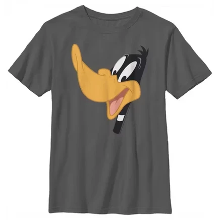 Футболка для мальчиков Looney Tunes «Даффи Дак», антрацитовая