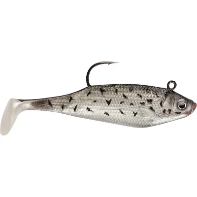 Приманка Storm WildEye Swim Shad 4″, 3 шт, черная