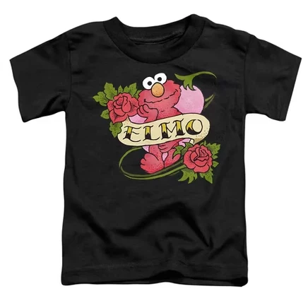 Футболка для мальчиков Sesame Street Elmo, черная