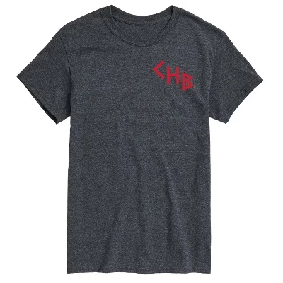 Мужская футболка Camp Half Blood с коротким рукавом и графическим рисунком heather charcoal