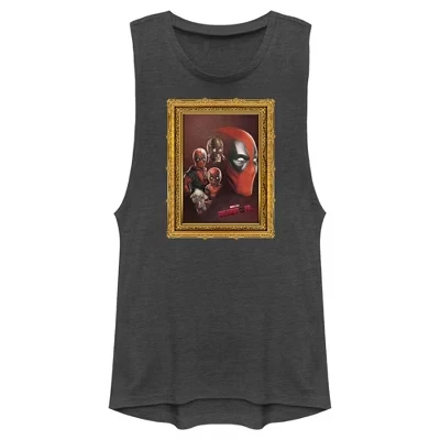 Junior's Marvel: Семейная фоторамка с Росомахой и фестивальная футболка Muscle Tee charcoal