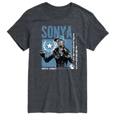 Мужская футболка Sonya Special Forces с коротким рукавом и графическим рисунком heather charcoal
