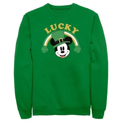 Мужская толстовка Mickey & Friends Lucky Rainbow