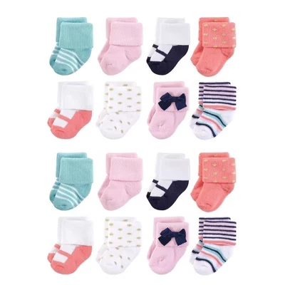 Детские носки Hudson Baby, 16 пар, коралловый блеск