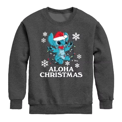 Флисовая толстовка Aloha Holiday с графическим рисунком и длинным рукавом heather charcoal