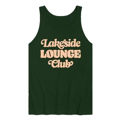 Мужская майка с графическим принтом Lakeside Lounge Club forest green