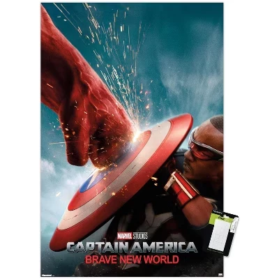 Marvel Captain America: Дивный Новый мир - Печать настенных плакатов на одном листе без рамки