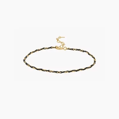 Браслет Bearfruit Jewelry Katarina, серебро 925, черный