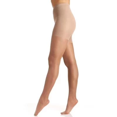 Шелковистые колготки Extra Wear Control Top с усиленным носком - 4428 натуральный загар