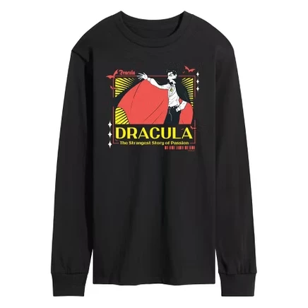 Мужская футболка Universal Anime Dracula, черная