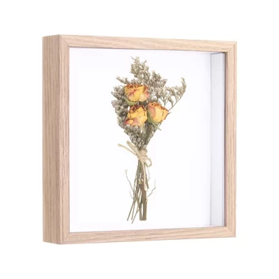 Деревянная настенная столешница DIY Birthday Shadow Box Рамка для дисплея цвет дерева