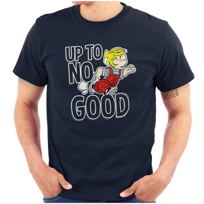 Лицензированные мужские футболки с графическим рисунком Dennis The Menace Up To No Good