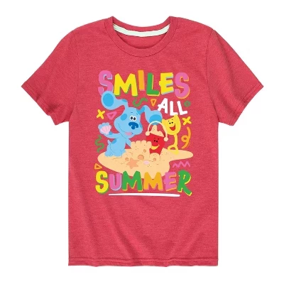 Футболка с коротким рукавом и рисунком Smiles All Summer красного цвета