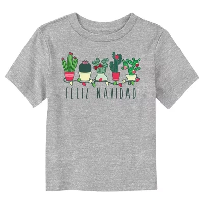 Футболка с кактусами Feliz Navidad для малышей 