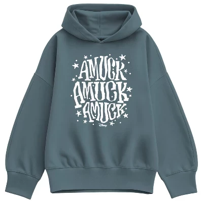 Женская толстовка Amuck Amuck Amuck с капюшоном из флиса оверсайз синего цвета