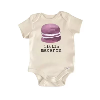 Выпечка Macaron France для новорожденных Onesie® Боди GS1 разноцветное
