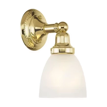 Бра Livex Lighting Classic, 1 лампа, полированная латунь