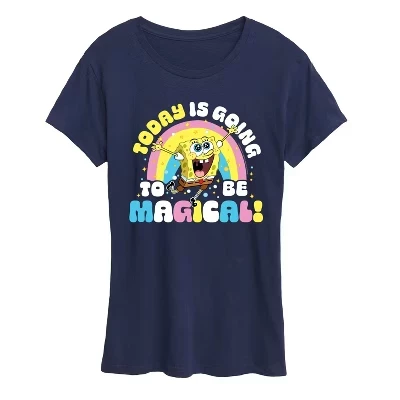 Женская футболка SpongeBob Magical, синяя