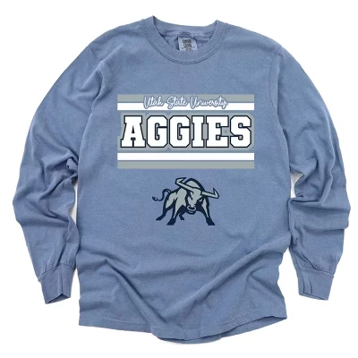 Женский лонгслив Rykers Apparel Aggies Bull, синий