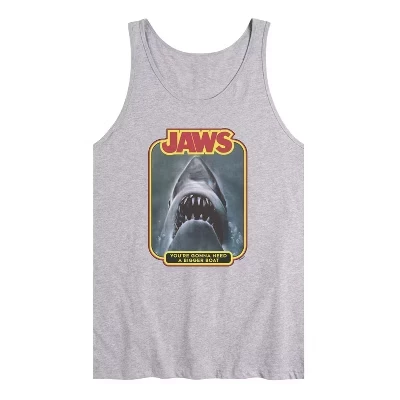 Мужская одежда - Jaws - Вам понадобится майка с рисунком лодочки побольше, спортивная heather