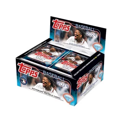 Коробка для демонстрации бейсбольных карточек 2024 года выпуска Topps Series 1