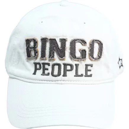Мужская кепка Pavilion Gift Company «Bingo People», белая