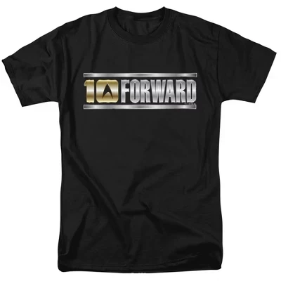 Футболка для взрослых Ten Forward Черная черный